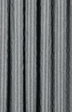 Compliments - Badeforhæng - Lines shower curtain w/eyelets 220 cm - Sort
