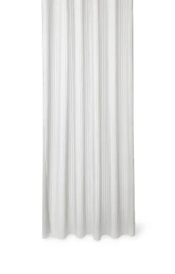 Compliments - Badeforhæng - Lines shower curtain w/tape 220 cm - Mørk blå
