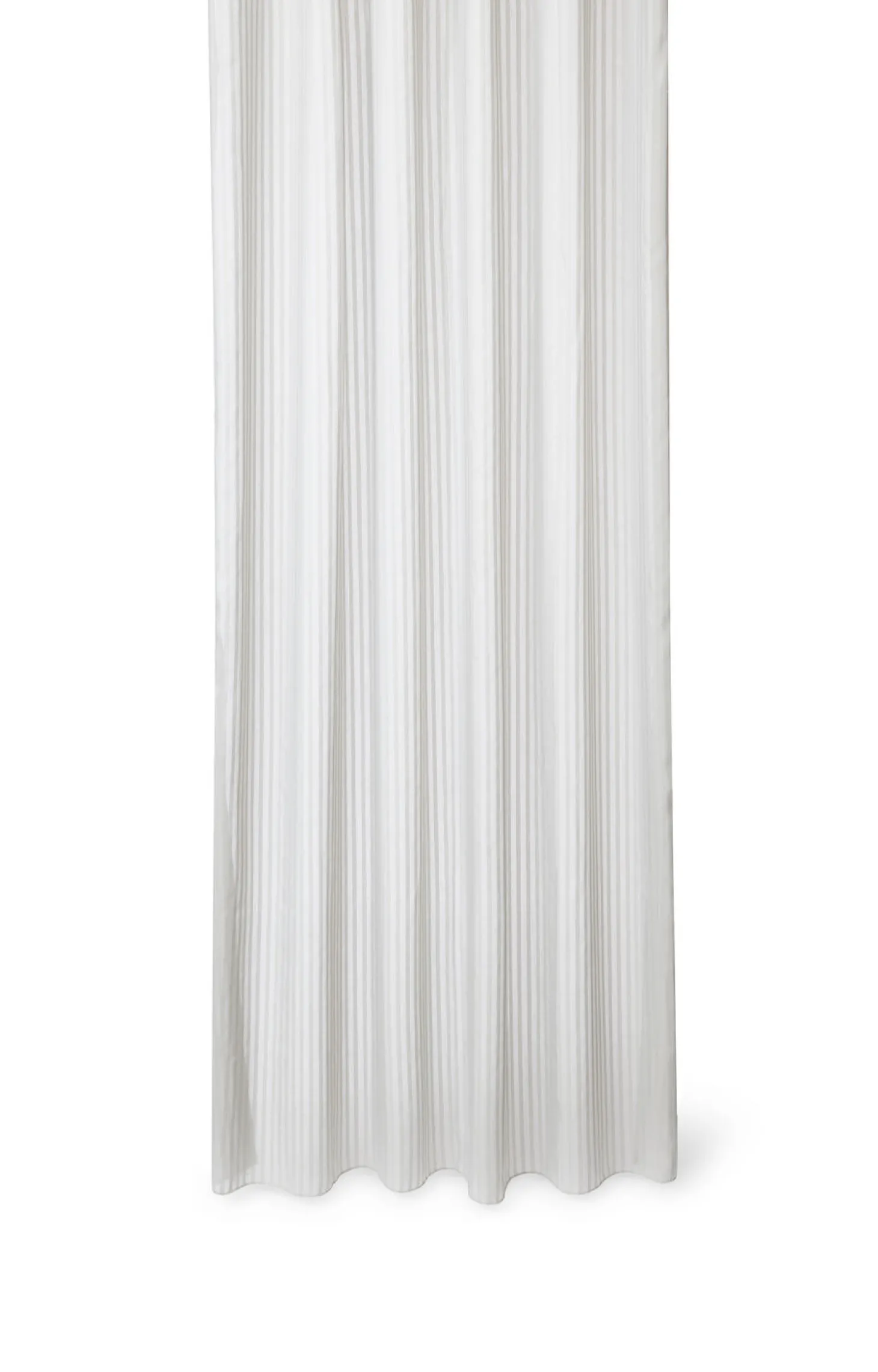 Compliments - Badeforhæng - Lines shower curtain w/tape 220 cm - Mørk blå