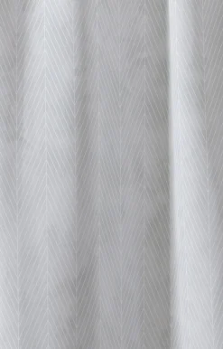 Compliments - Badeforhæng - Pine shower curtain w/tape 200 cm - Lys grå