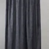 Compliments - Badeforhæng - Pine shower curtain w/tape 200 cm - Mørk grå