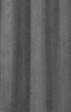 Compliments - Badeforhæng - Pine shower curtain w/tape 200 cm - Mørk grå