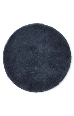 Compliments - Bademåtte - Loop Bath Mat dia. 75 cm - Mørk blå