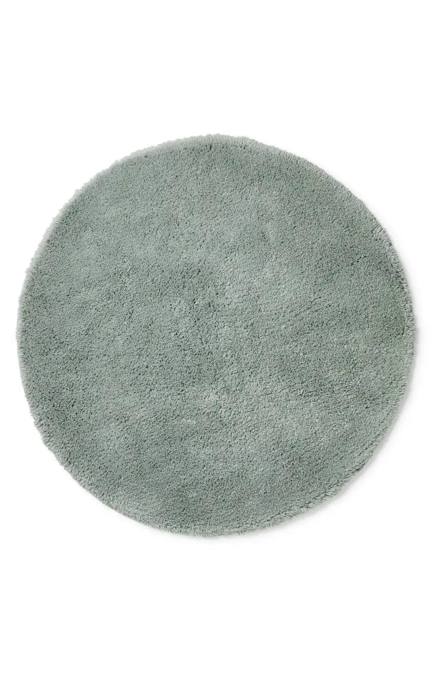 Compliments - Bademåtte - Loop Bath Mat dia. 75 cm - Støvet grøn