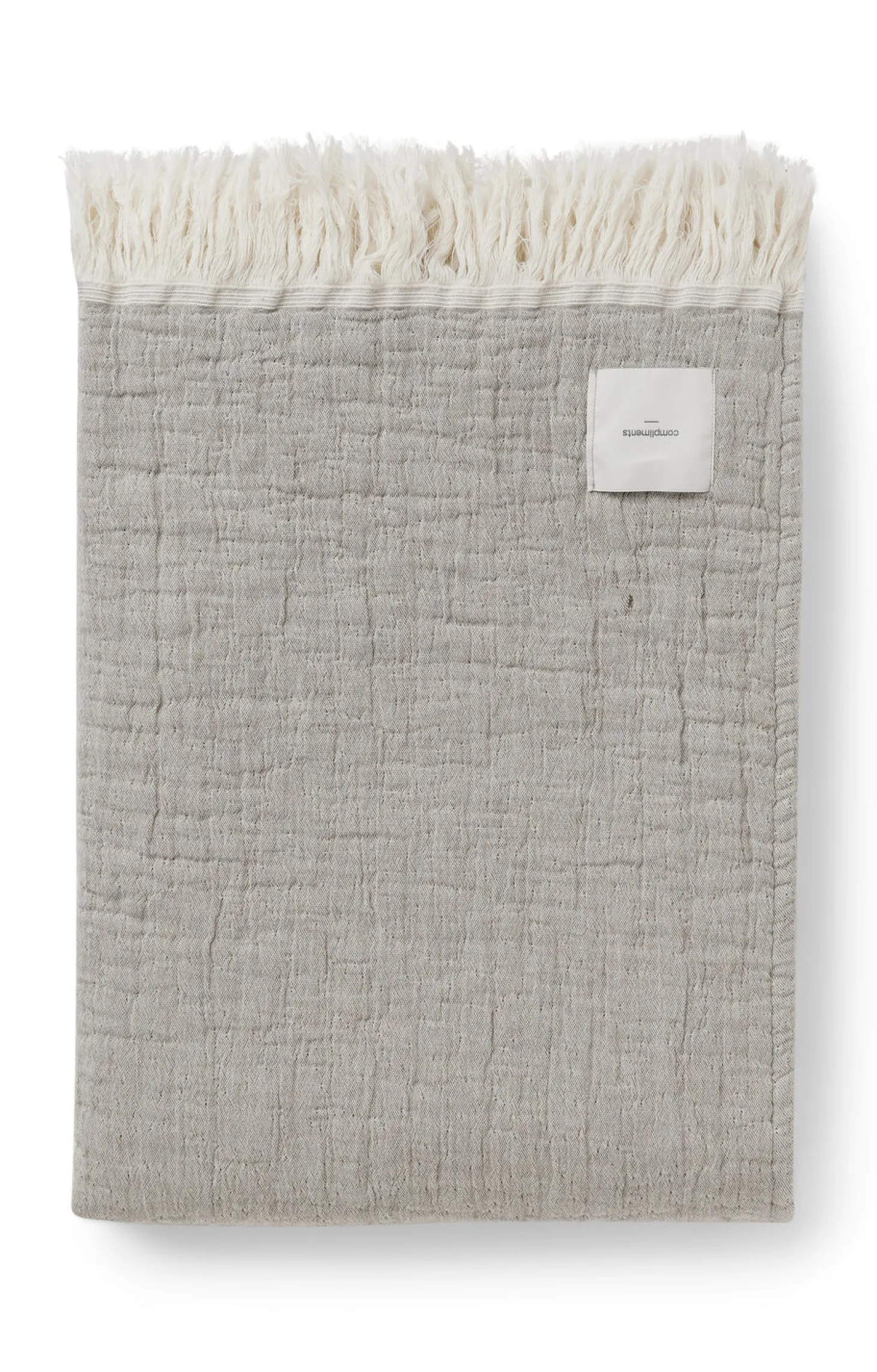 Compliments - Plaid - River 130x200 cm - Sand/cream