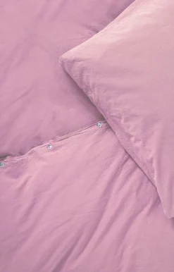 Compliments - Sengetøj - Stone Bed Linen 140x200/60x63 cm - Pink Sky
