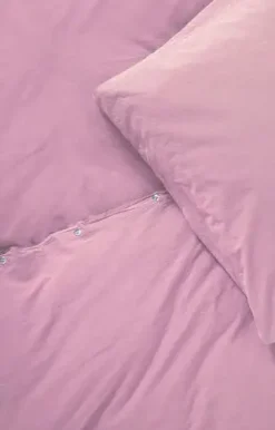 Compliments - Sengetøj - Stone Bed Linen 140x200/60x63 cm - Pink Sky