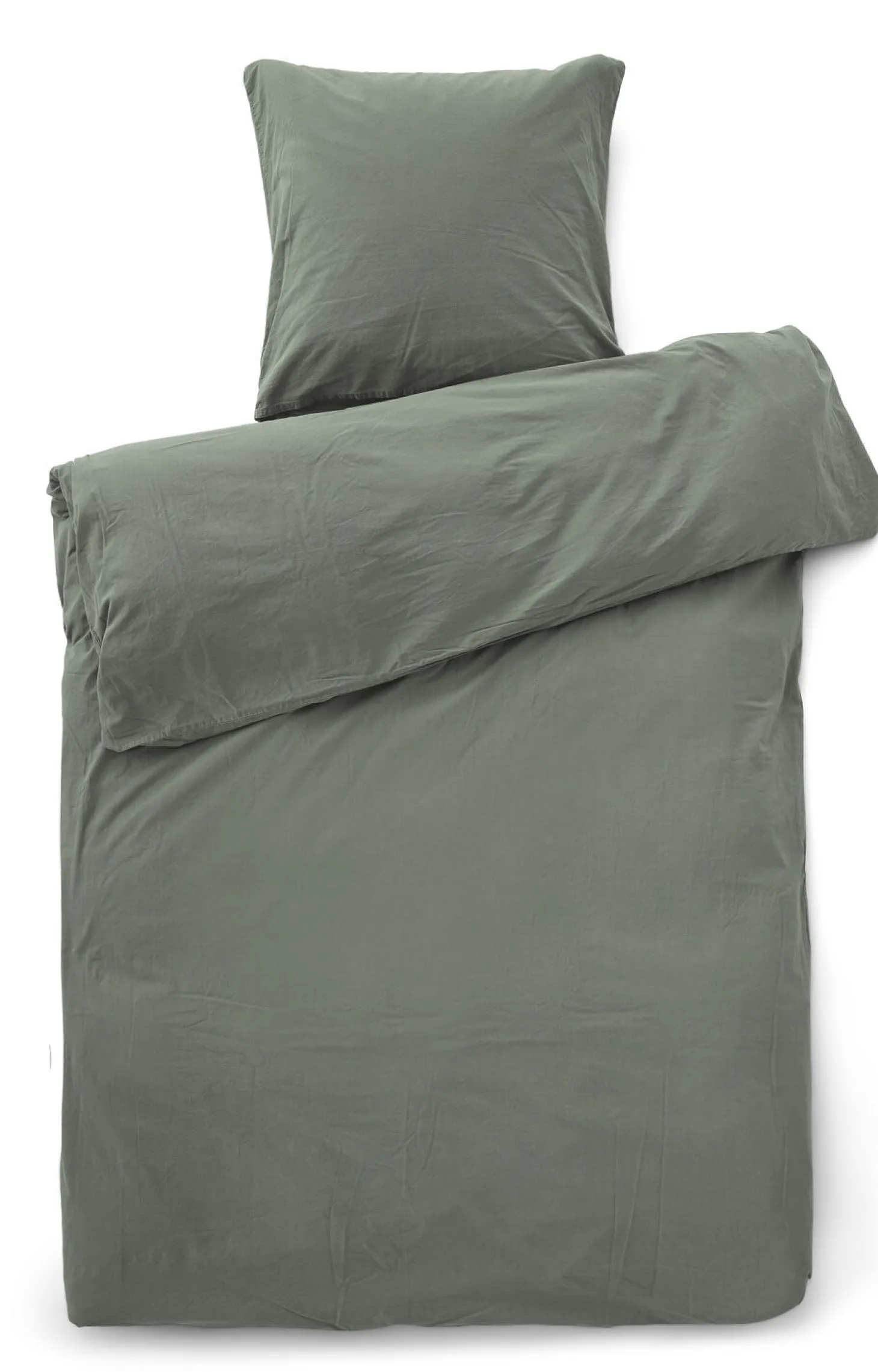 Compliments - Sengetøj - Stone Bed Linen 200x220/60x63 (2) cm - Mørk grå