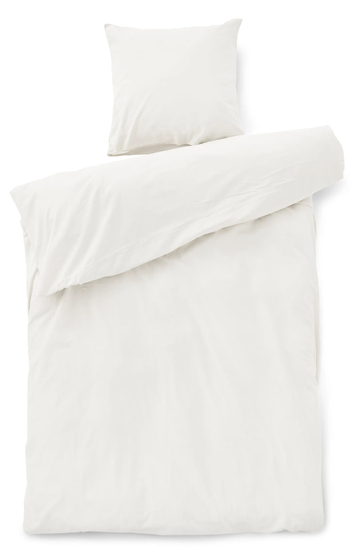 Compliments - Sengetøj - Stone Bed Linen 200x200/60x63 (2) cm - Hvid