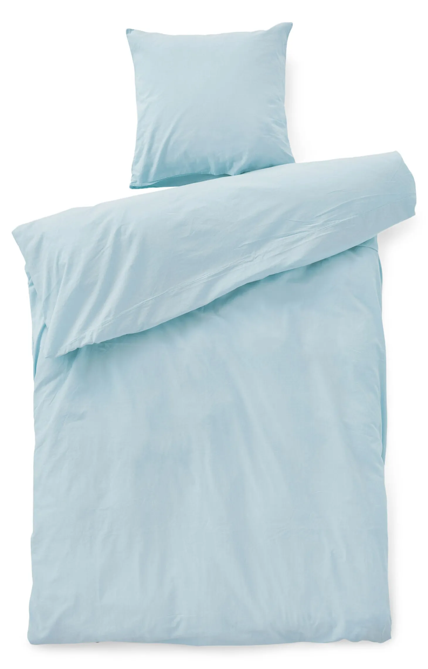Compliments - Sengetøj - Stone Bed Linen 140x220/60x63 cm - Sky blue