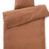 Compliments - Sengetøj - Stone Bed Linen 140x200/60x63 cm - Brun
