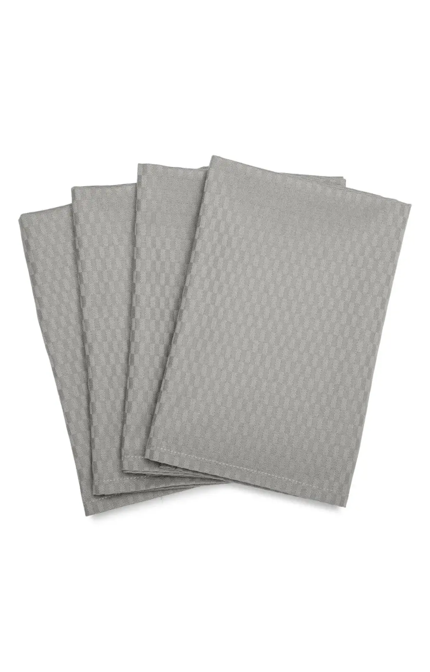 Compliments - Serviet - Tile Damask Napkin 45x45 cm - 4 pack - Sølv grå