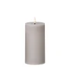 Cozy Living - LED Rustik stearinlys STEN - D7,5 H15 cm.