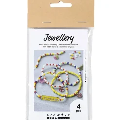 Creativ Company - Mini DIY Kit Smykker, Armbånd krympeplast, 1 pk.