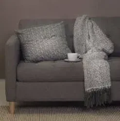Croy Throw - plaid - Green