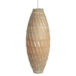 David Trubridge - Ebb Roll Lampe, natur