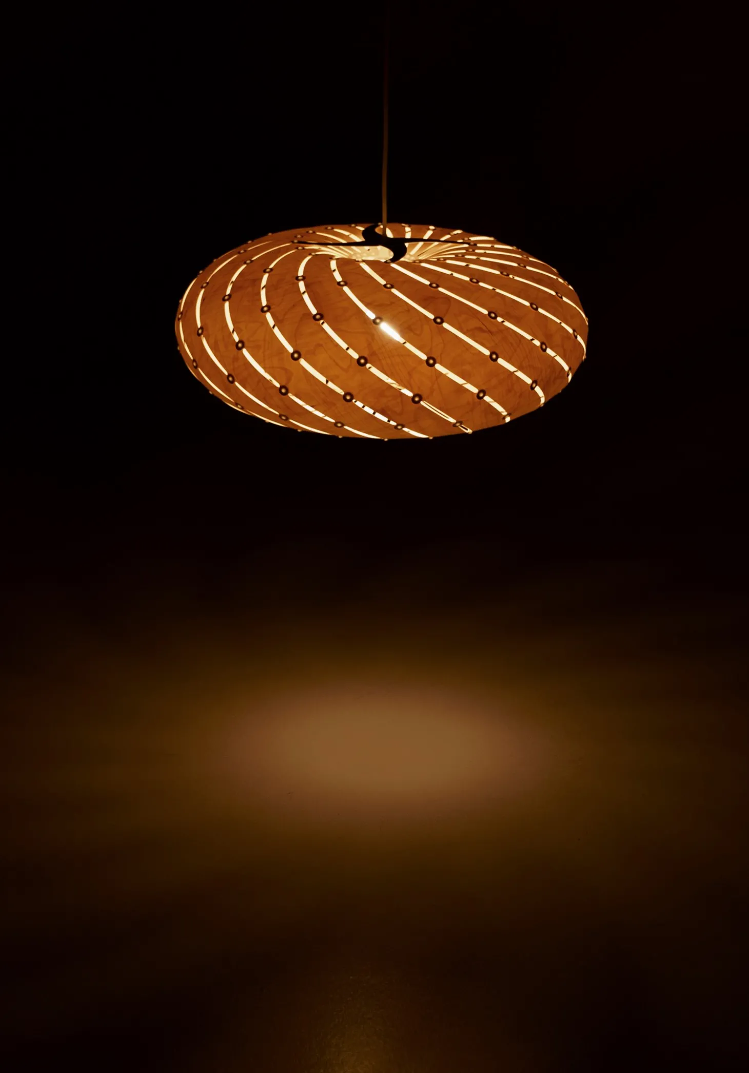David Trubridge - Ebb Swell Lampe, natur