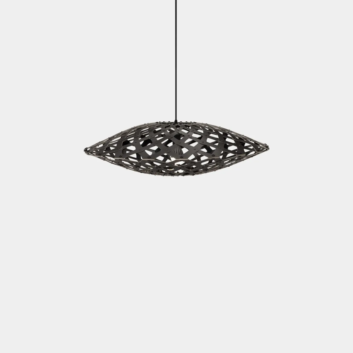 David Trubridge - Flax Pendel - Black/Black, 80 cm