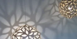 David Trubridge - Floral Pendel - white Ø 60 cm