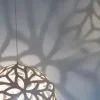 David Trubridge - Floral Pendel - orange Ø 80 cm
