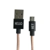 Design Letters - Oplader kabel - Micro USB - Nude
