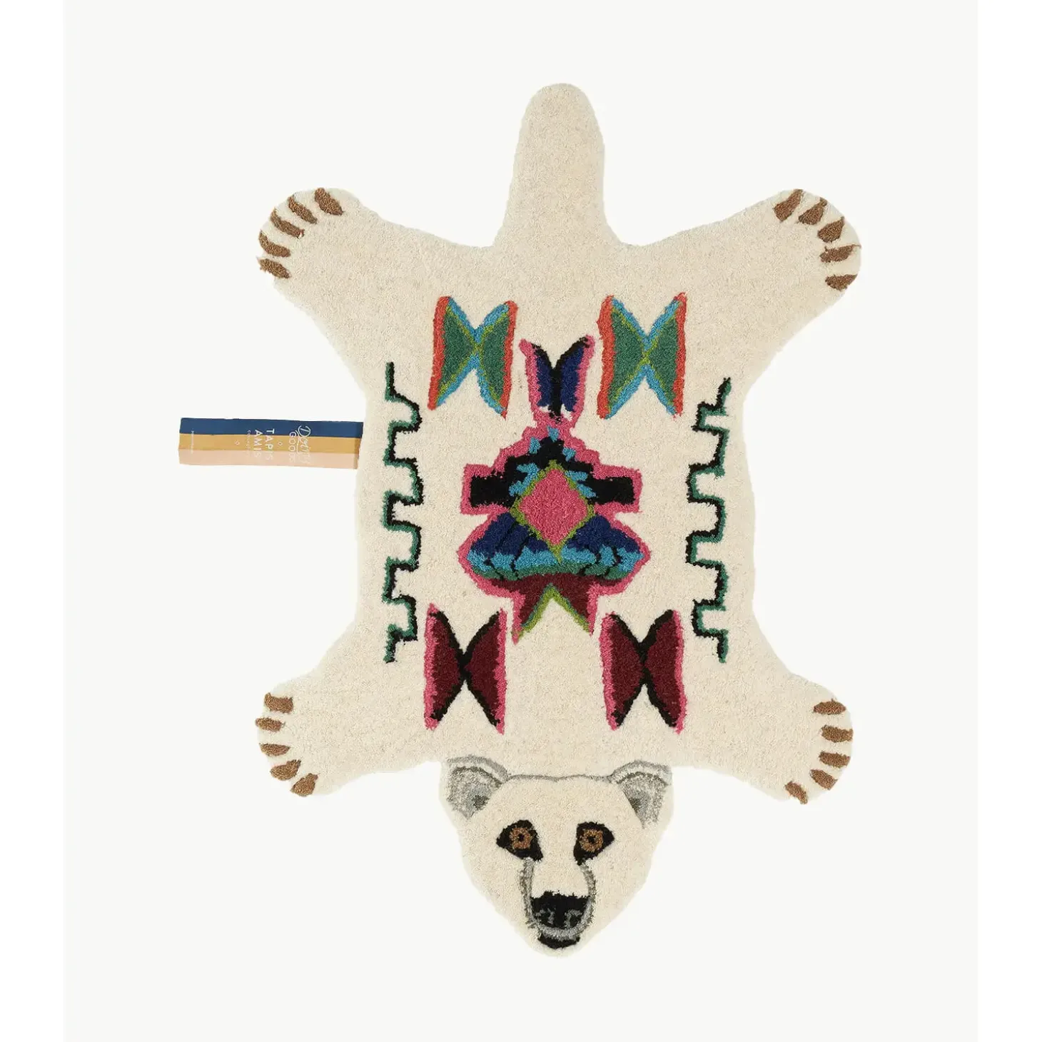 Doing Goods - Isbjørne tæppe - Kasbah Polar Bear - Small - 95 x 65 cm