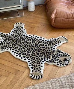 Doing Goods - Lilly Leopard Gulvtæppe - Large - brun
