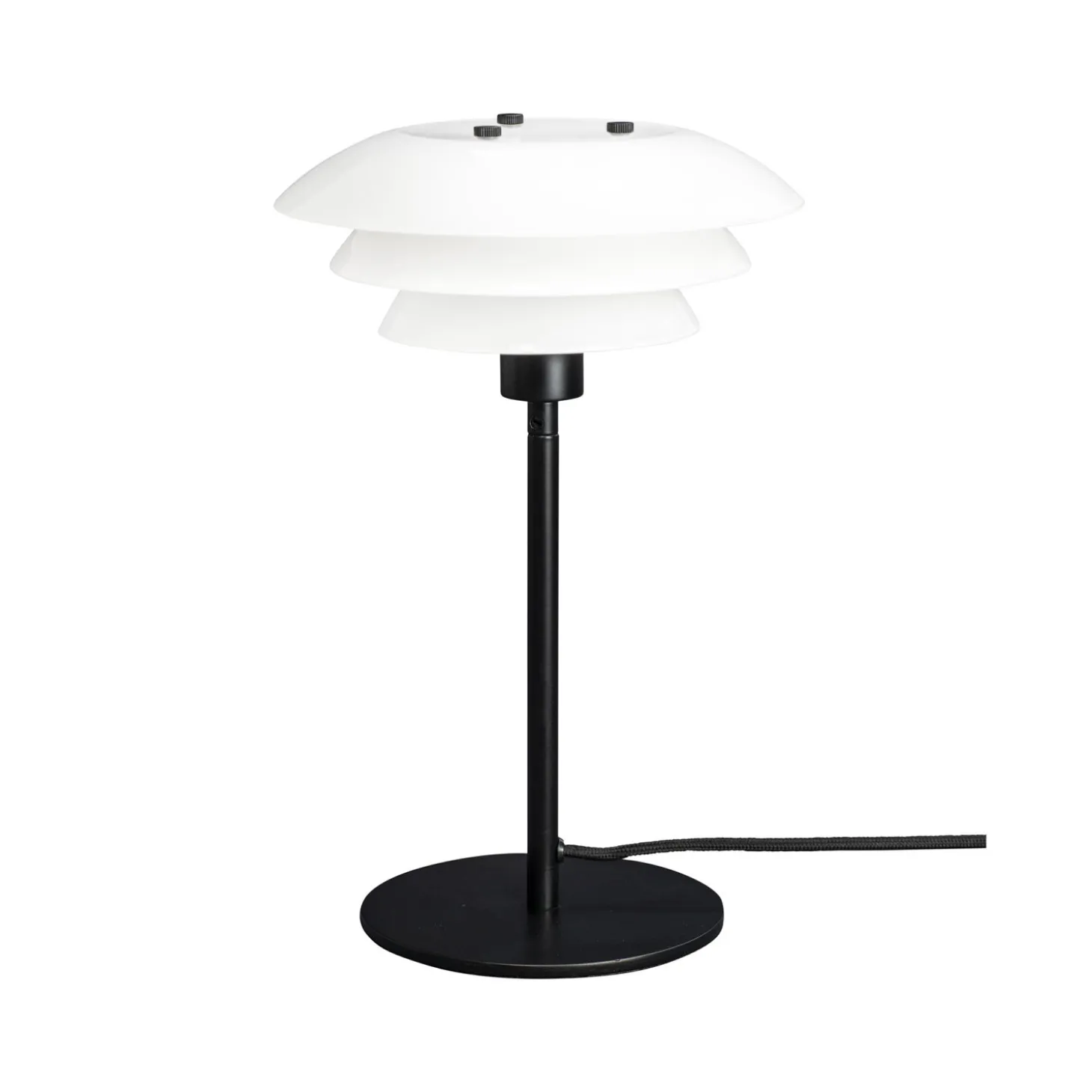Dyberg Larsen - DL20 Bordlampe - Hvid/Sort