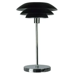 Dyberg Larsen - DL31 Bordlampe - Mat sort, Ø: 31 cm x H: 50 cm