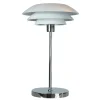 Dyberg Larsen - DL31 Bordlampe - Mat hvid - 31x50 cm