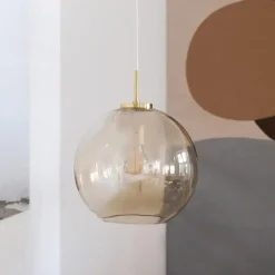 Dyberg Larsen - Loop pendel amber D25