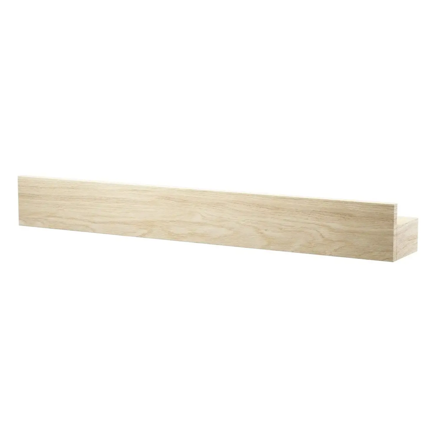 Ekta Living - Knivmagnet Hylde - Magnet Shelf - Nature Eg - 40 cm