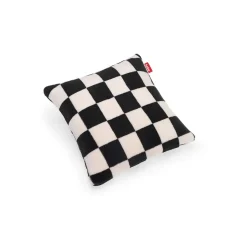 Fatboy - Teddy pude - Chess Black Ecru - sort ternet - 50x50 cm