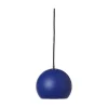 Frandsen Lighting - Ball pendel - koboltblå mat (Ø 18 cm) med sort ledning