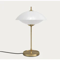 Fritz Hansen - Bordlampe - Clam - Opal/Messing - Ø33