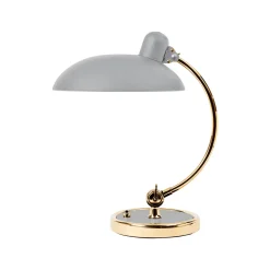 Fritz Hansen - Bordlampe - Kaiser Idell 6631-T - Mat Grå/Messing