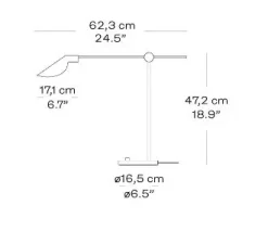 Fritz Hansen - Bordlampe - MS021 - Sort
