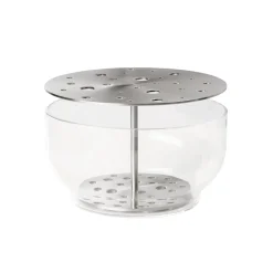 Fritz Hansen - Ikebana Vase Large - stål - 24 x 16 cm