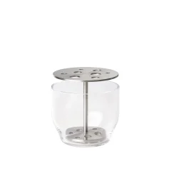 Fritz Hansen - Ikebana Vase Small - Steel - 12x13 cm