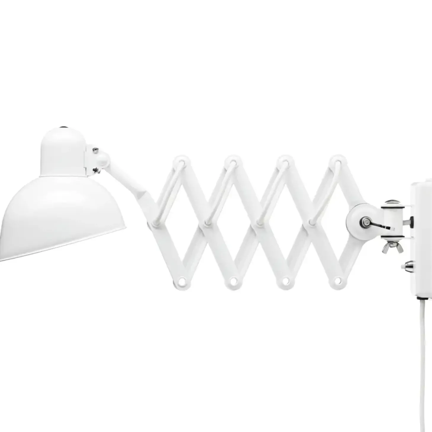 Fritz Hansen - Kaiser Idell 6718-W - Væglampe - Hvid
