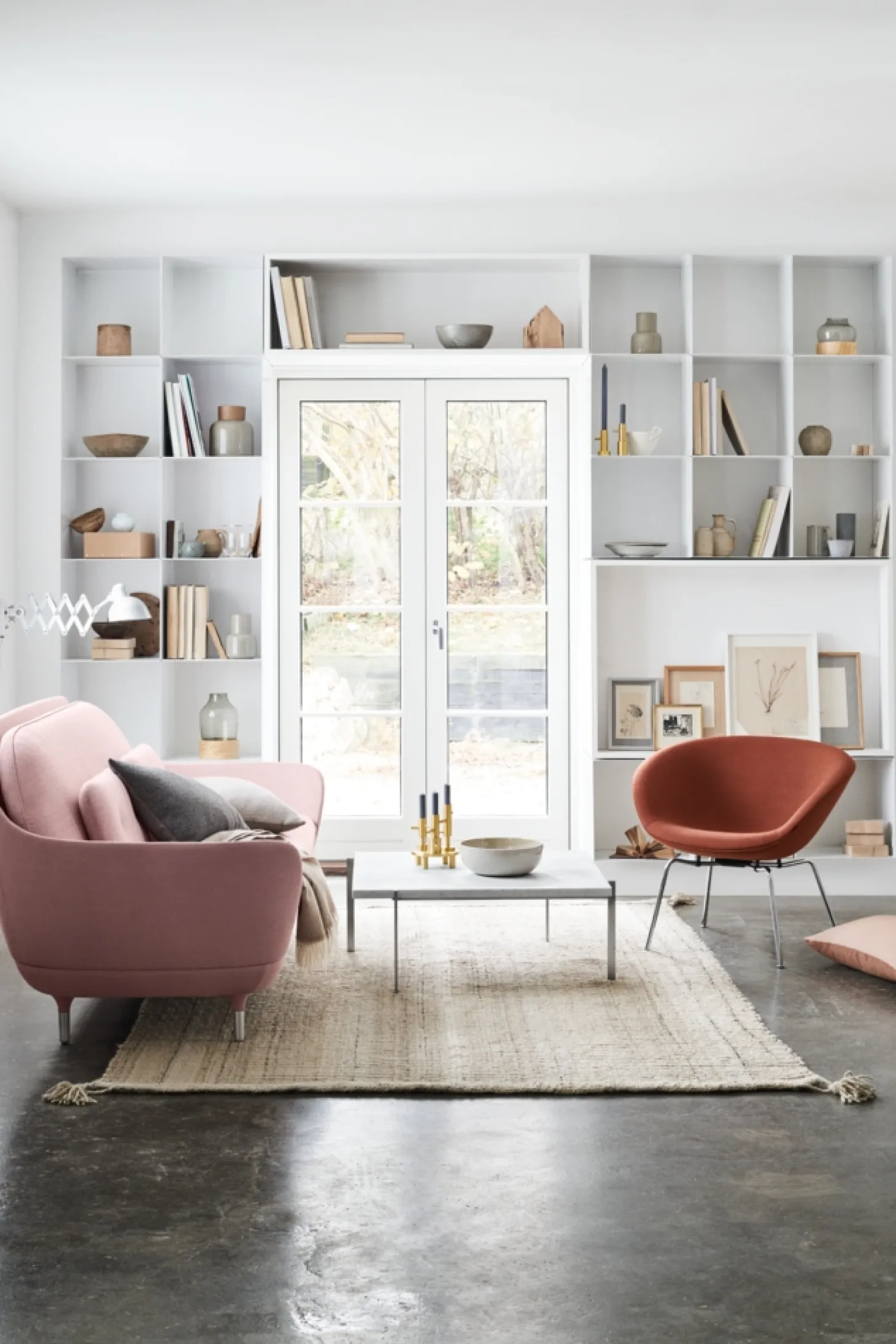 Fritz Hansen - Kaiser Idell 6718-W - Væglampe - Hvid