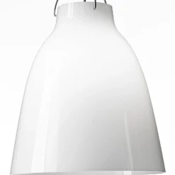 Fritz Hansen - Loftlampe - Caravaggio Opal - P3 Large - Silver ledning 6m