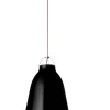 Fritz Hansen - Loftlampe - Caravaggio - Sort - P3 Large - Rød ledning 6m