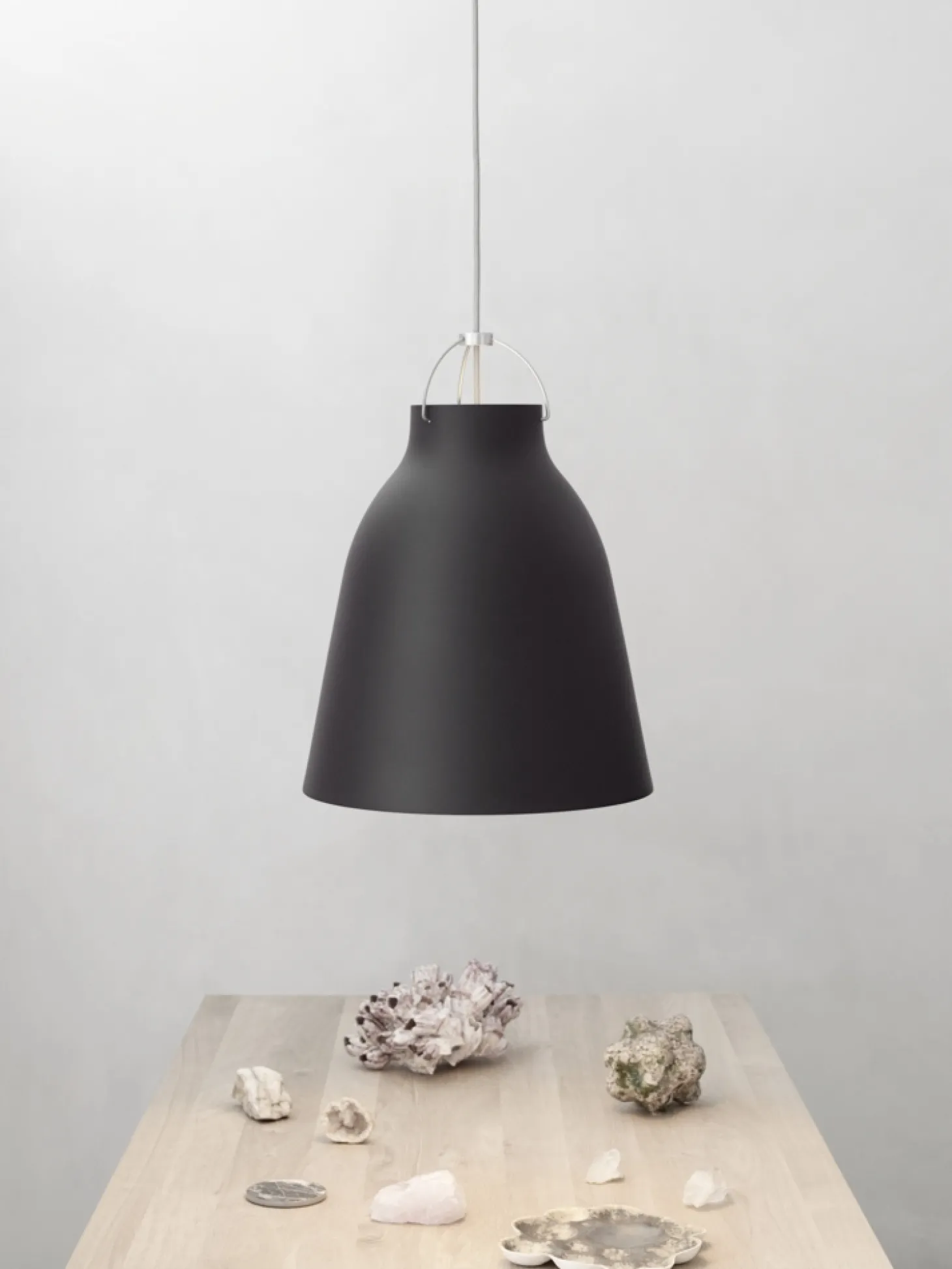 Fritz Hansen - Loftlampe - Caravaggio™ Matt - Sort - P1 Small