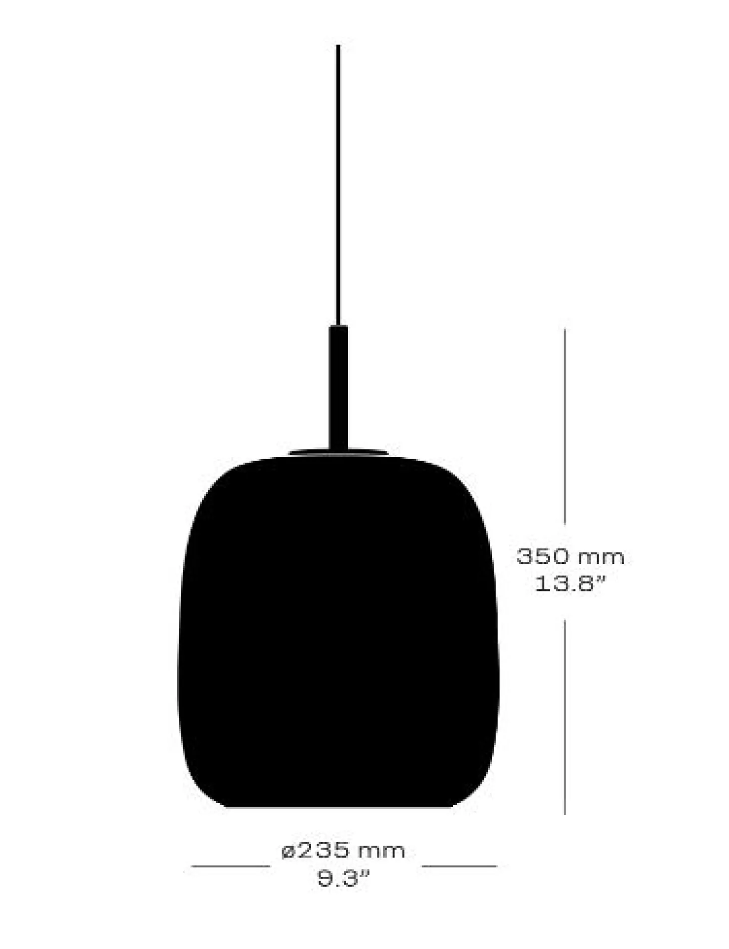 Fritz Hansen - Loftlampe - Maluma H350 - Rosa