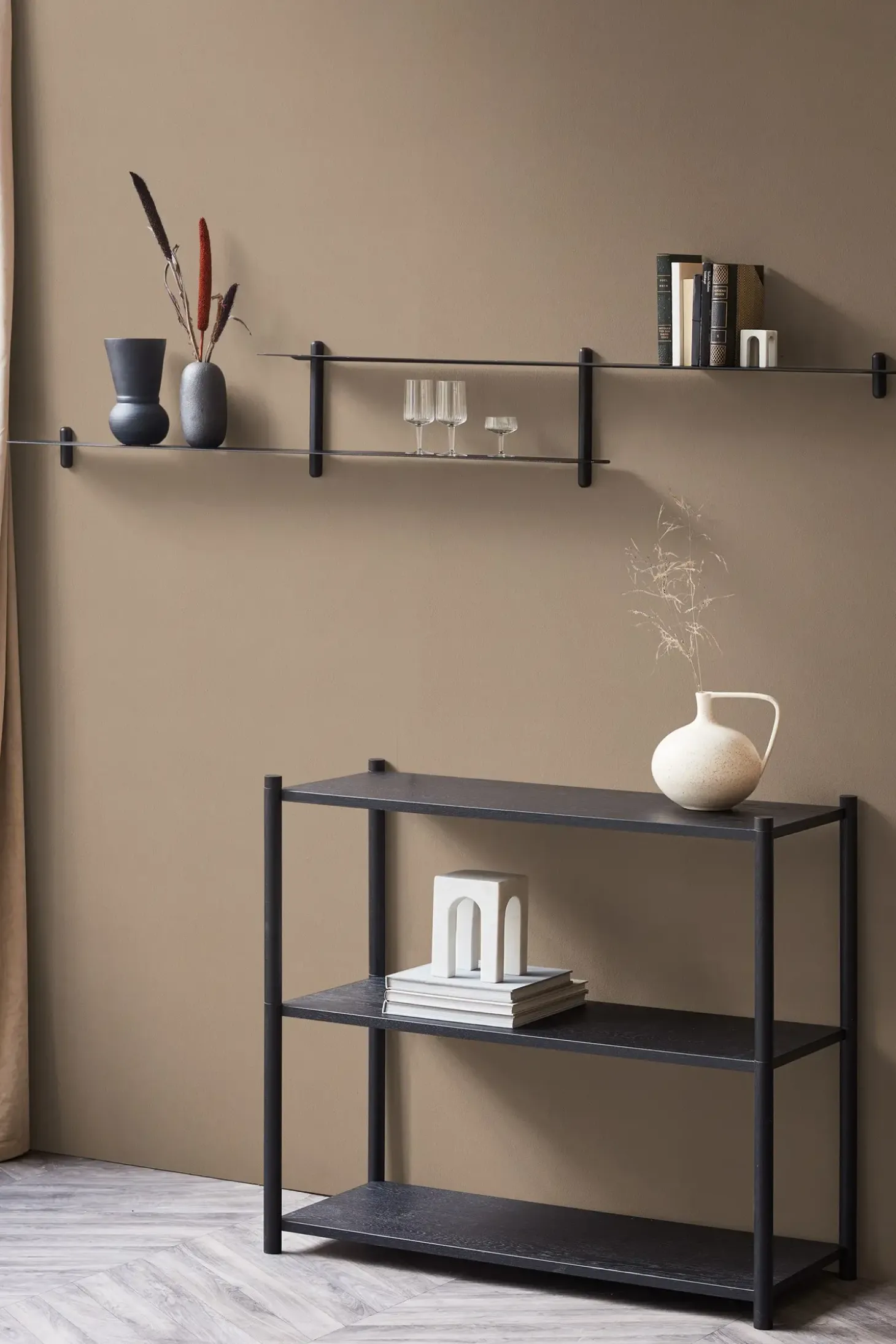 Gejst - NIVO H HYLDE - Sort og sort ask - 172 cm