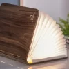 Gingko - LED Smart Booklight - Walnut - Large