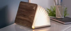 Gingko - LED Smart Booklight - Walnut - Large