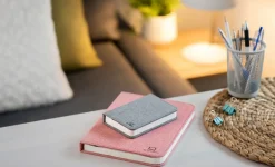 Gingko - LED Smart Fabric Booklight - Urban Grey - Mini