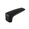 Habo - Krog - 31x81 mm - Sort messing - 2 stk.